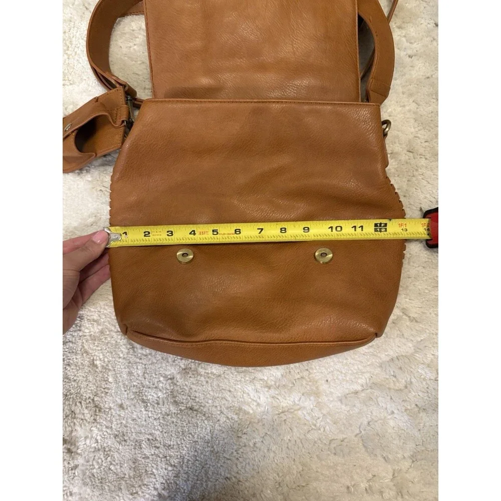 ANTIK KRAFT Women's Brown Convertible Bag To Backpack Purse Satchel Versatile